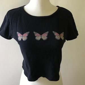 Butterfly  Crop Top